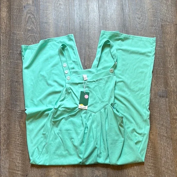 Halara Mint Green Overalls - Picture 2 of 6
